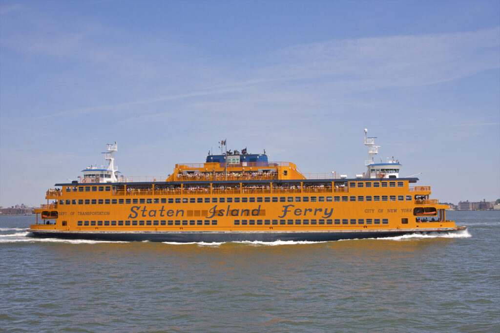 orange staten island ferry